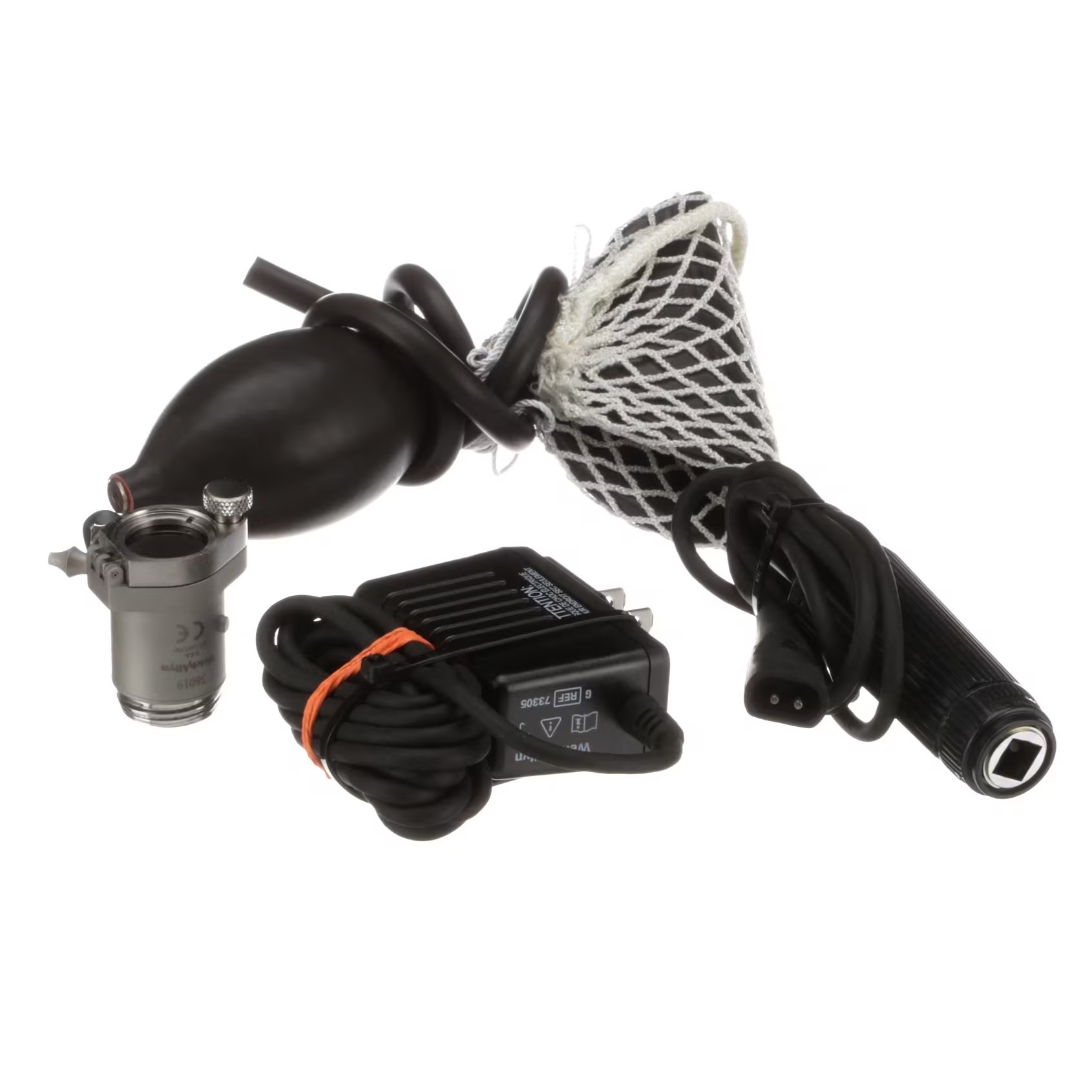 System Illumination for Disposable Anoscope/Sigmoidoscope; Includes Insufflation Bulb, Fiber-Optic Light Head, Light Handle & Transformer w/ Cord (1/EA) by Hillrom/Welch Allyn  ID 36103